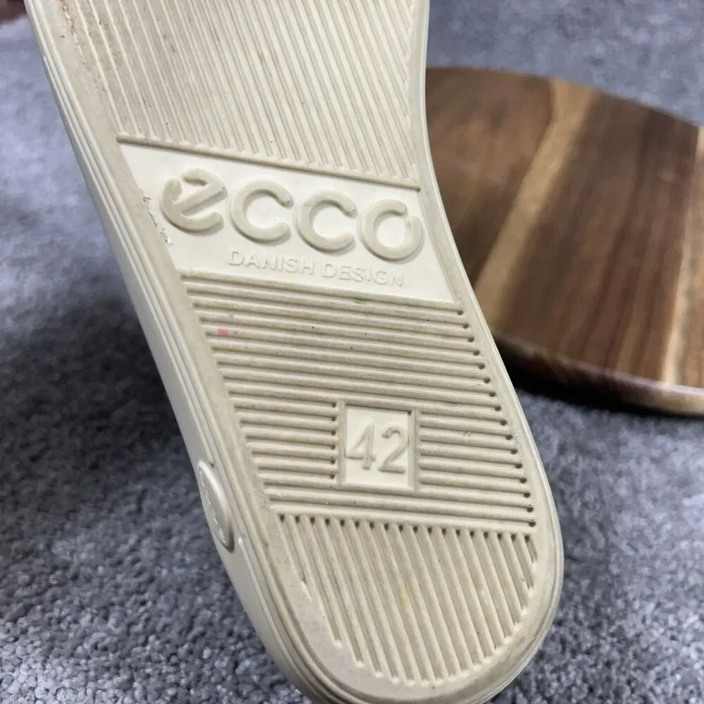 ECCO Soft 2.0 Women's Size EU 42 US 11 Blue Slip On Diamond Knit Comfort Shoes